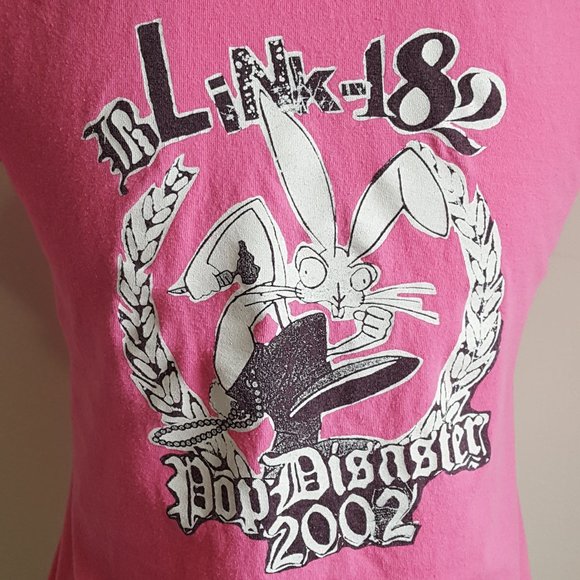 Blink182 | Tops | Pink Band Shirt 
